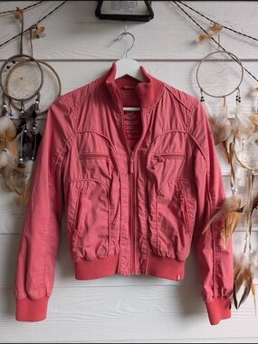 Y2K Vintage Esprit EDC Coral Jacket Bomber